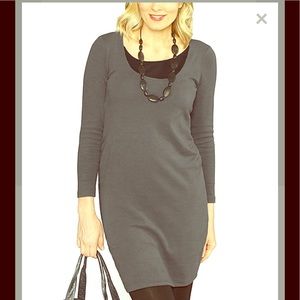 4/$20 NWT ANGEL MATERNITY GRAY DRESS GRAY MEDIUM